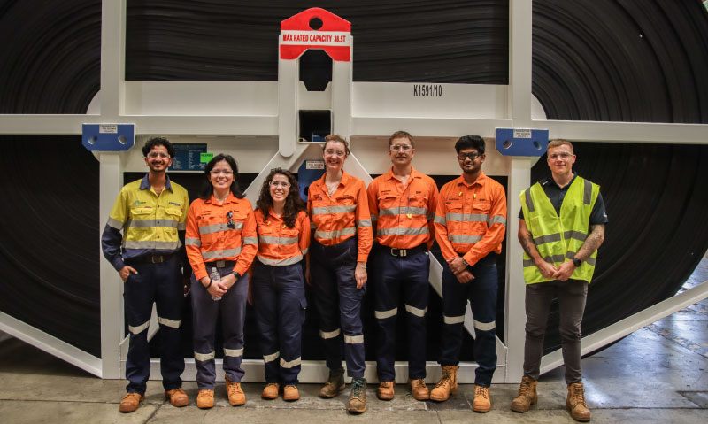 Grads On Tour: BHP Graduates Visit CPS and Fenner Conveyors WA Facilities