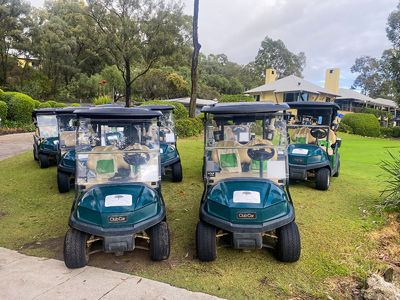 Hunter Tees Off For Community